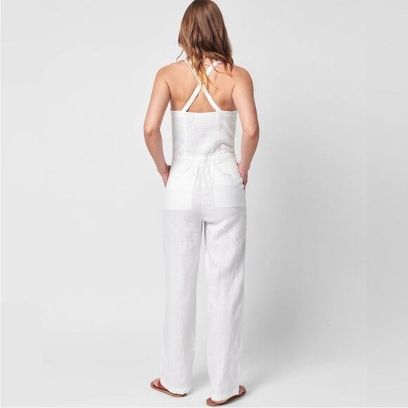 Faherty Ozzy Linen Jumpsuit - Picture 2 of 10